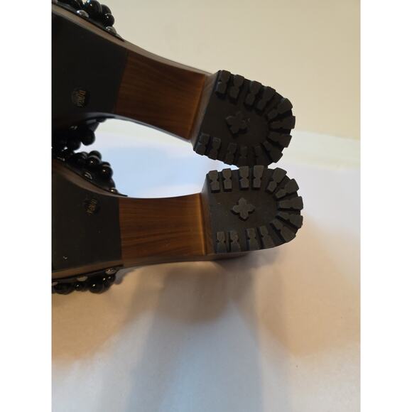 Jessica Simpson Women's SZ 9.5 M Telina Block Heel Dress Sandals Black - Picture 11 of 14